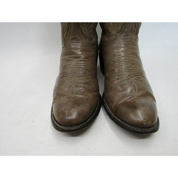 TONY LAMA Mens Size 8.5 D Brown Leather Cowboy Western Boots main image 9